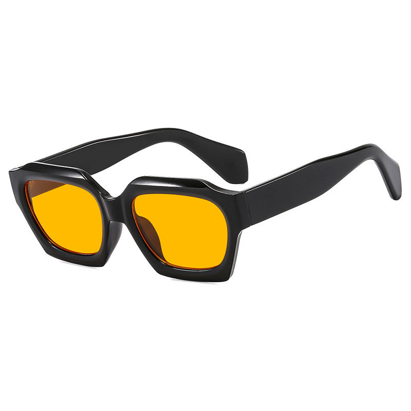 Negro brillante rodajas de naranja