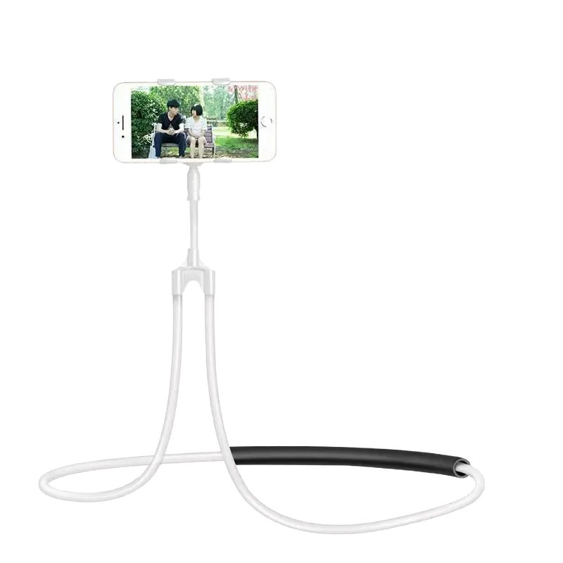 Soporte Colgante de Cuello para Celular de Plástico Multifuncional y Portátil para Cama y Escritorio