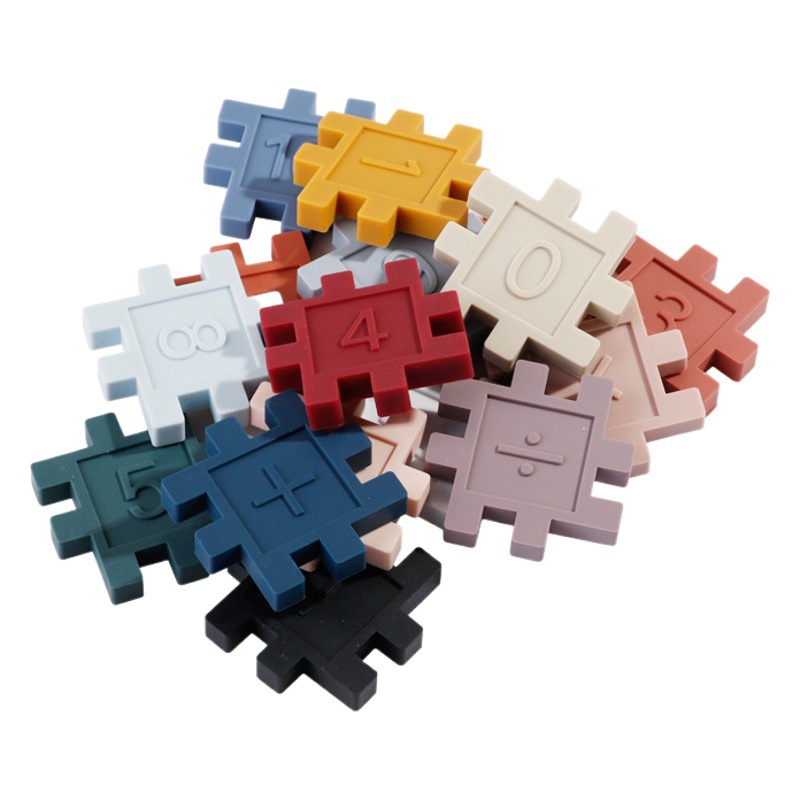 Juguetes educativos, rompecabezas, bloques de números, juguetes de ensamblaje para niños de 0 a 3 años, juego de combinación de números, educación temprana Montessori para niños y niñas