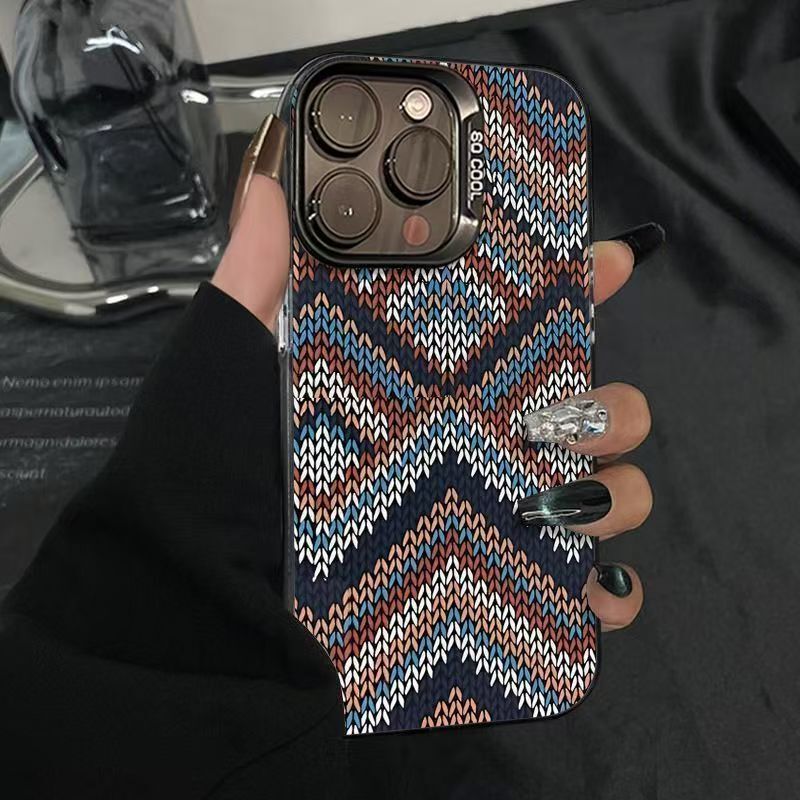 Woven Texture Suitable for Apple 15Promax New Mobile Phone Case Iphone17Promax Classy 16 Cross-Border 14