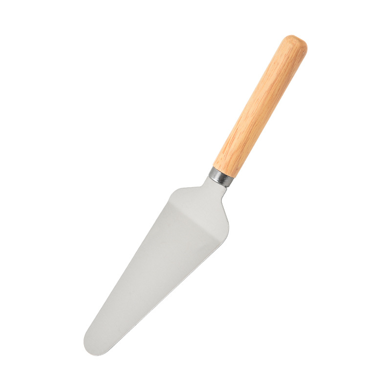 Utensilios para hornear, espátula para pasteles, espátula para pizza de acero inoxidable, espátula para cocinar alimentos, espátula triangular para queso, cuchillo para pizza