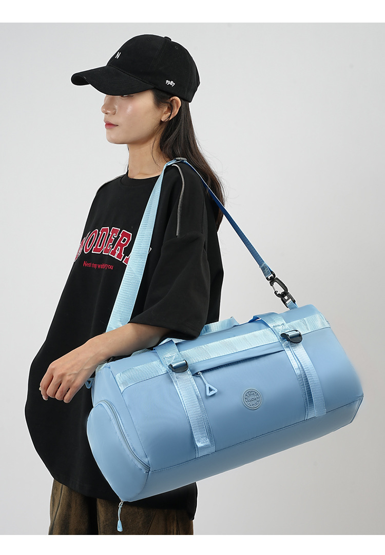Großvolumige Reisetasche Damen Handtasche Fitnesstasche Herren Trocken-Nass-Trennung Sporttasche Reisetasche tragbar Kurztrip Geschäftsreise Tourismus