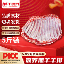 羊排新鲜羊肉5斤乳羔羊排手抓羊肉烧烤滩羊手把羊肉生鲜年货礼盒