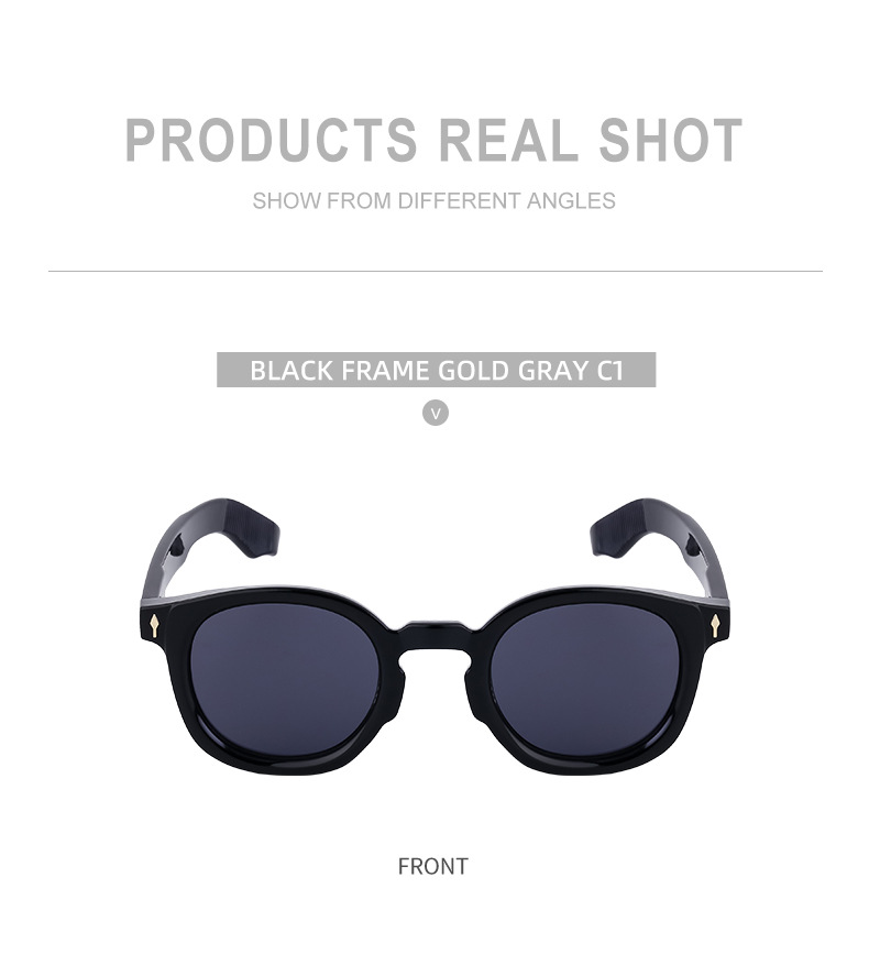 Casual Simple Style Color Block Pc Oval Frame Full Frame Men's Sunglasses display picture 14