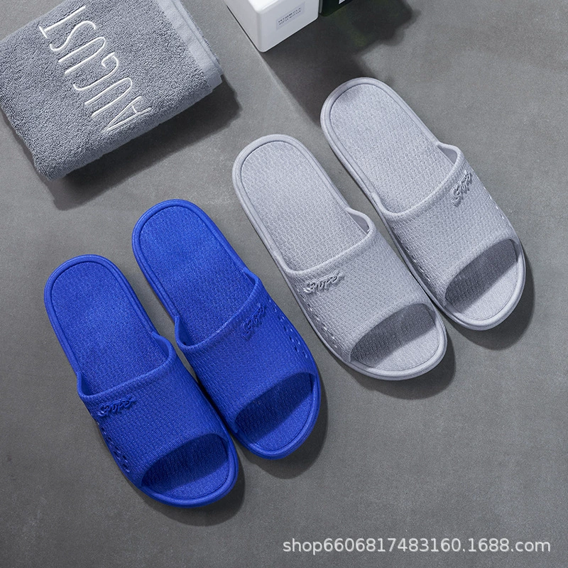 Мужские летние тапочки для улицы, модные брендовые сандалии в корейском стиле на толстой подошве для пар, домашние, для душа, нескользящие, дышащие, для улицы