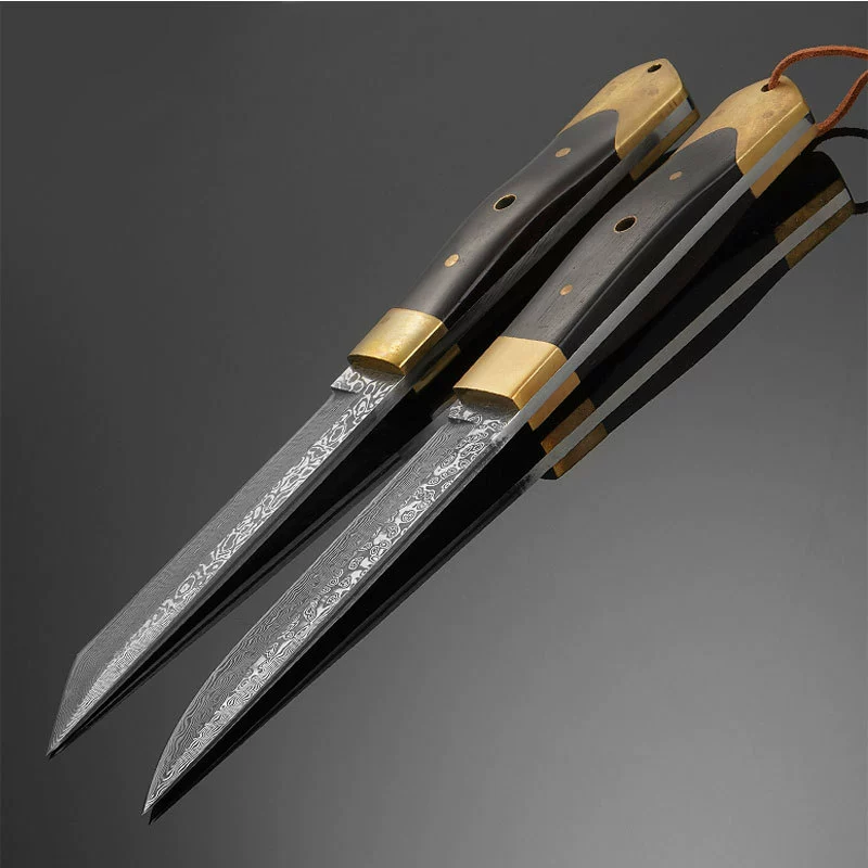 Outdoor fixed knife, high hardness, long-lasting sharpness, self-defense knife, outdoor survival knife, portable knife, tactical knife, fruit knife