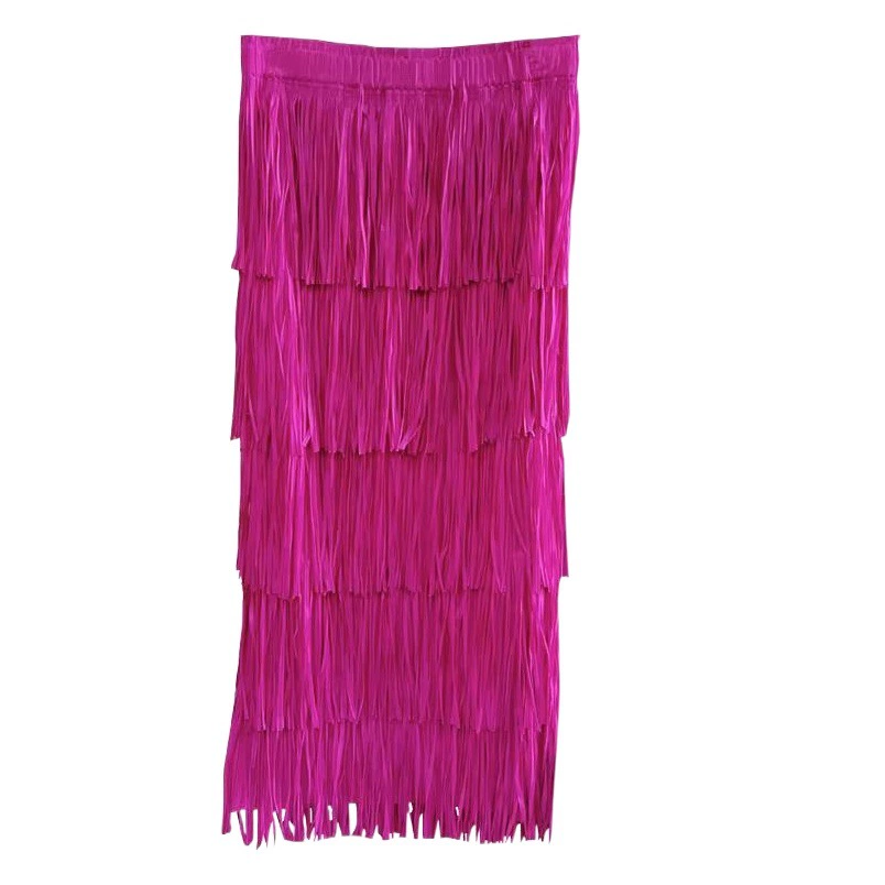 Сверхпрочная пятислойная юбка для торта с кисточками Универсальная приталенная эластичная юбка с дизайном на талии Прямая юбка средней длины