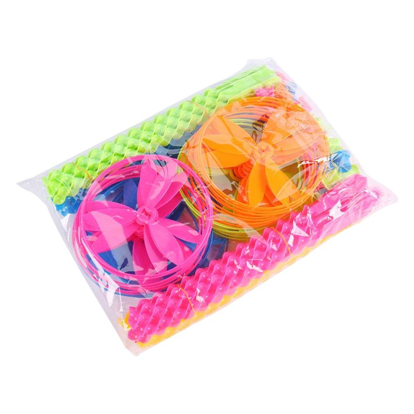 28cm Apsara hadas libélula de bambú bebé pequeño juguete mano empuje UFO Frisbee 80 s niños nostálgico clásico juguete