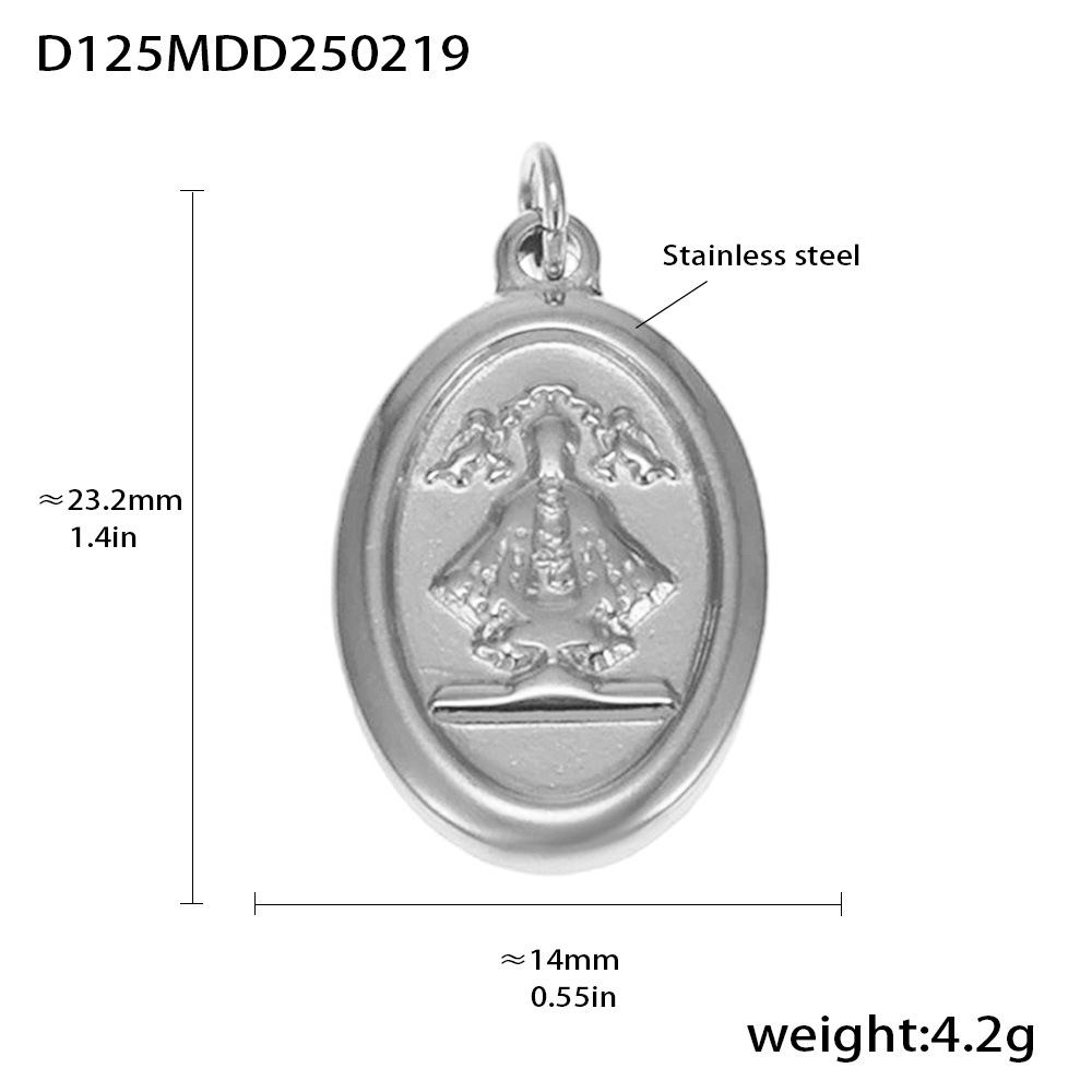 Moda misteriosa OL estilo personalidad colgante de acero inoxidable 18k oro real transfronterizo solo para los fabricantes de bombas europeas y americanas al por mayor