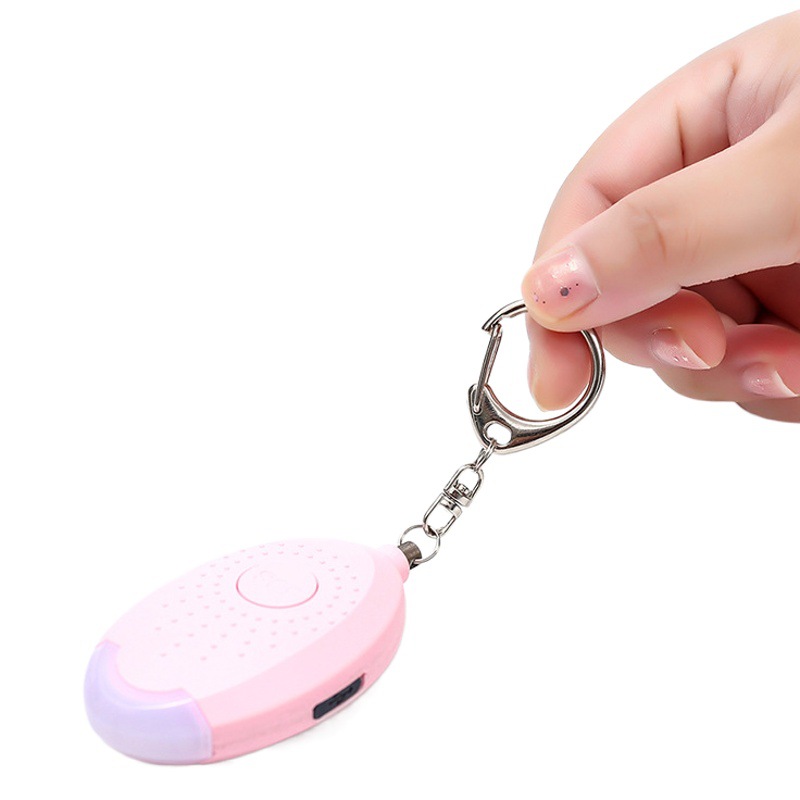 Alarma Personal de Autodefensa con Luz LED de Emergencia para Mujeres, Niños y Ancianos