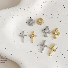 14k��ʯ����ɫʮ�ּܵ���diy������������鴮���Ʒ���