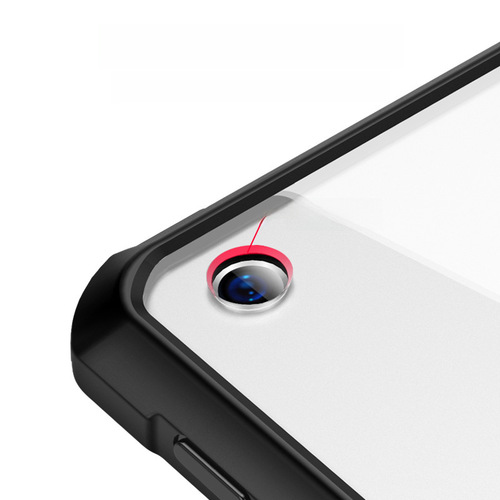 Tablet case for mini 5 with soft rubber edge frame, full edge coverage, mini 3 shell, 6 transparent iPad mini 4 cover