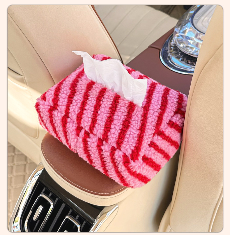 New Car Tissue Box, Simple Multi-Functional Hanging Tissue Box, Creative Tissue Hanging Bag, Car Interior Supplies