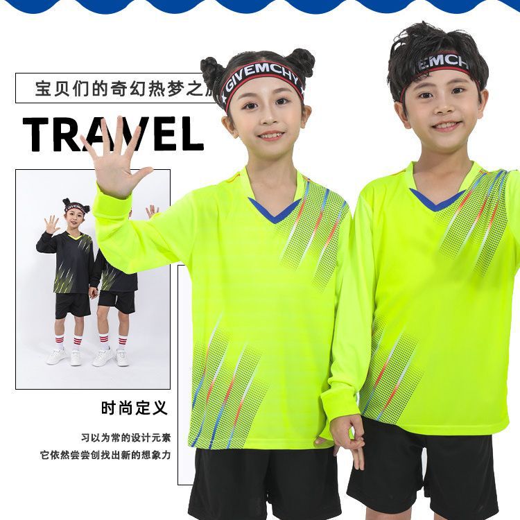 Adult children's long shorts football clothes suit sportswear running fitness table tennis clothes badminton clothes suit