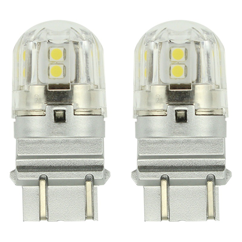 3157led luz de freno 303015SMD resaltar lente T25 1157 7443 señal giro lámpara marcha atrás trasera
