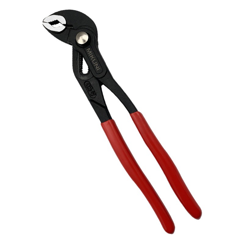 Nuevo mango de plástico automático alicates de bomba de agua alicates de tubería prensa push pull trinquete rápido alicates de bomba de agua multifuncional