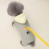 Одежда для любимой одежды собачья одежда осень и зимняя одежда плюшевая одежда для домашних животных зима Новая утолщенная 23 корейская четырехлетная хлопчатобумажная куртка