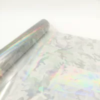 Подходит для кожаной ткани и других подложек ПЭТ Алюминированная пленка Серебряная простая камуфляжная точка алюминиевая пленка с лазерной промывкой