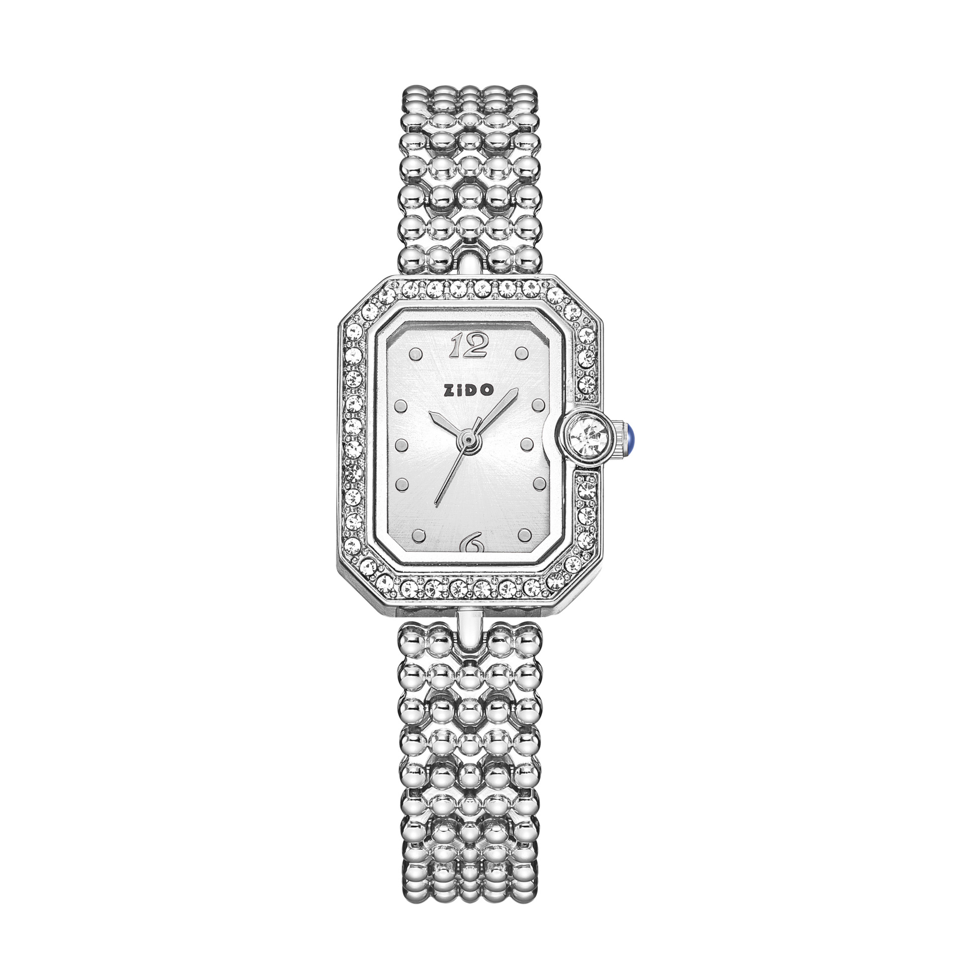 Zido Brand Light Luxury Fashion Versatile Watch Women, Suitable For Daily Wear, With Diamond Accents, Compact And_voghion.com