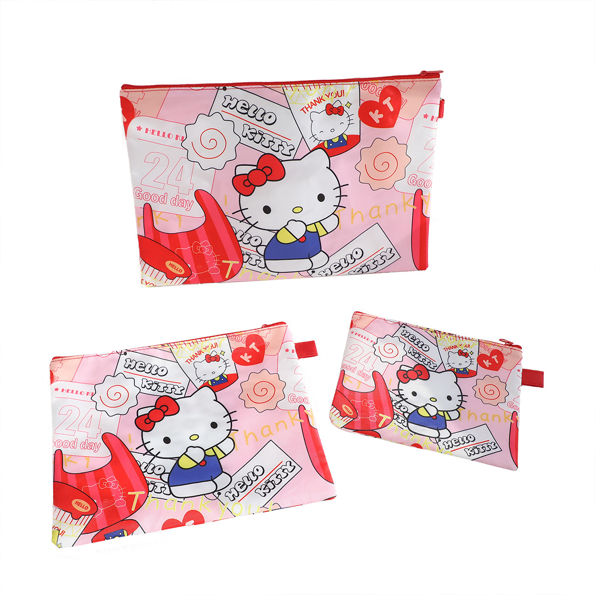 Cartoon cute storage bag for folders for documents