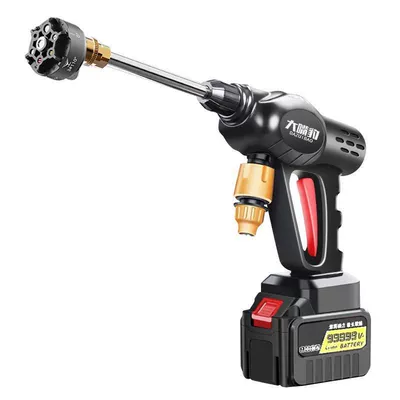 High pressure car wash water gun: and Car Use Lithium Battery Booster Electric