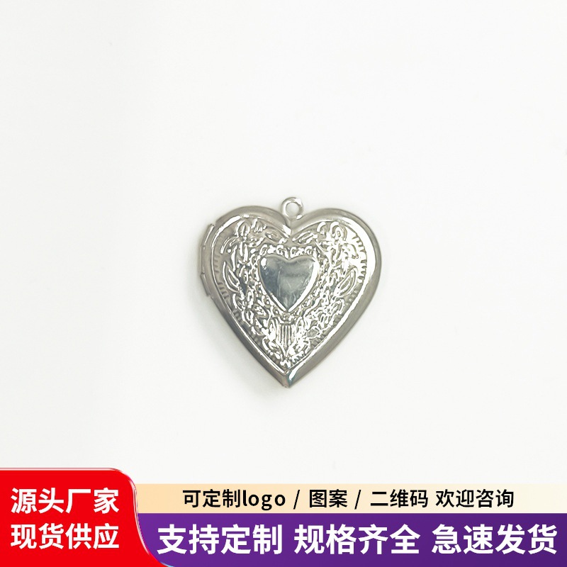 Round pendant stainless steel