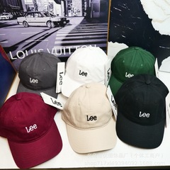 韓国Lee東大門の新型アルファベット男女春秋潮牌野球帽屋外日焼け止め鴨舌帽子