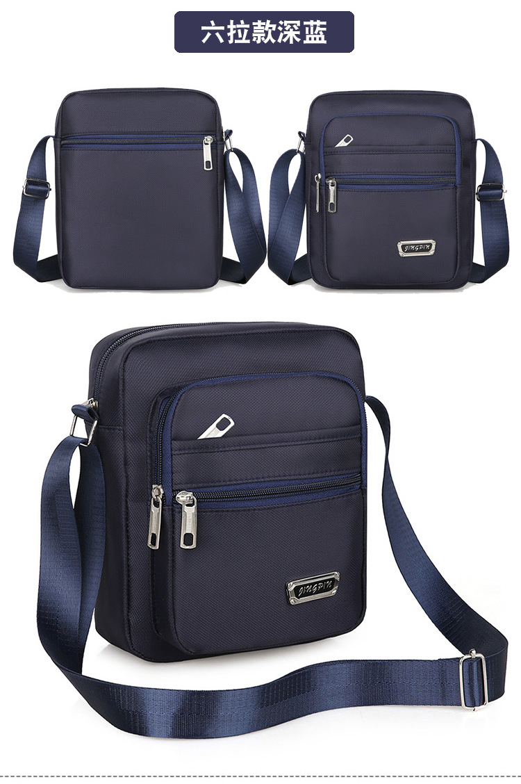 Bolso bandolera de tela de nylon para hombres de verano Bolsa de hombro para hombres Bolsa multiusos de ocio al aire libre Moda de comercio exterior Bolsa de hombro para hombres