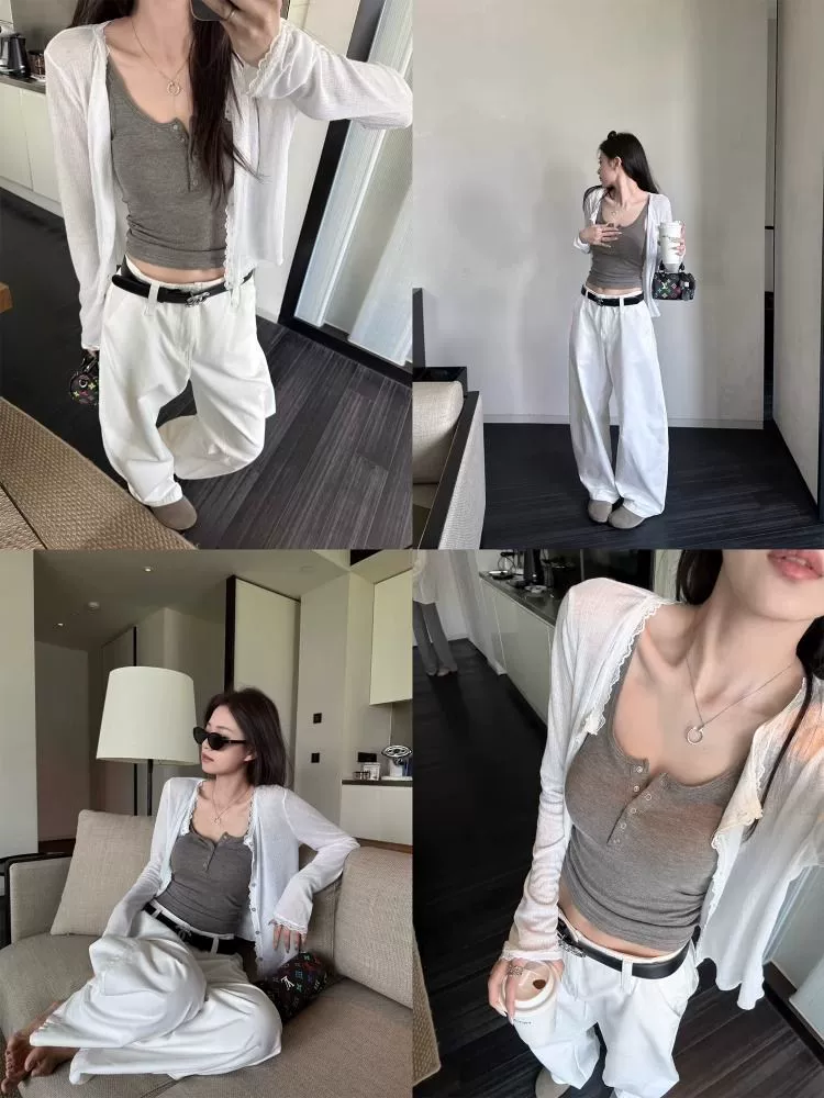 Summer lace light and thin cardigan, jacket, (Physicals)