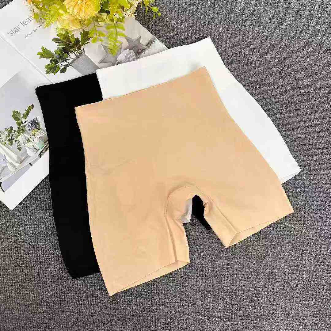 9002 # pantalones de seguridad de color sólido para mujeres pantalones de seguro de verano de una pieza de hielo sin marcas para elevar la cadera leggings de seguridad