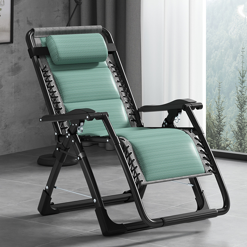 躺椅午休折叠家用懒人阳台休闲办公室便携午睡椅子舒适沙滩靠背椅