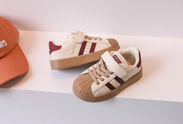 Baby with soft soles, 1-3 years 0 year old, male shell top board female children's learning to walk shoes, spring and_voghion.com