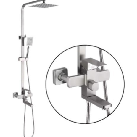 Acero inoxidable ruso transfronterizo conjunto de ducha dorado negro Dusheвой naset