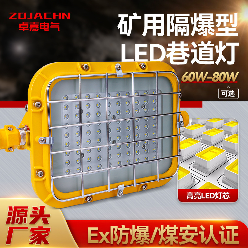 Mining Square Explosion-Proof Led Explosion-Proof Light in Stock Dgs60~80W/127La Energy-Saving High-Brightness Tunnel Lighting Lamp Mining Square Explosion-Proof Led Explosion-Proof Light in Stock Dgs60~80W/127La Energy-Saving High-Brightness Tunnel Lighting Lamp