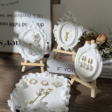 欧式宫廷石膏相框挂首饰饰品耳钉项链展示架挂架展架创意陈列摆件