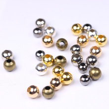 DIY饰品串珠配件 铁质圆珠定位珠隔珠铁珠 手链材料 厂家直供现货