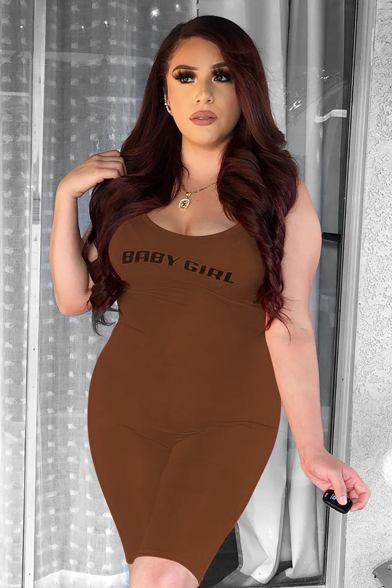 Women Site Solid Color Tight Backless Bodysuit