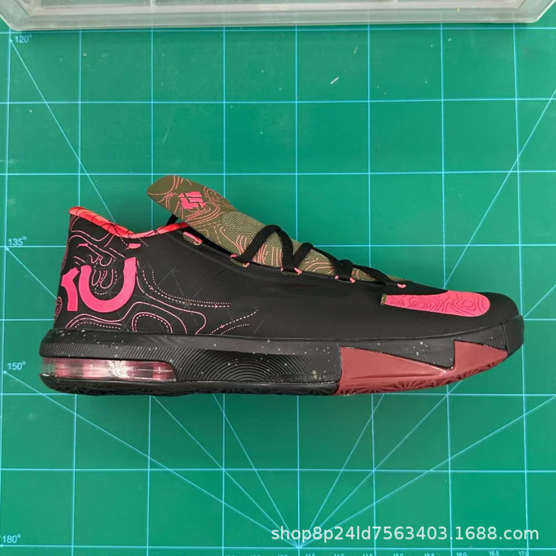 Cross-border original Durant 6 basketball shoes KD6 stylish unisex sports shoes shock-absorbing comfortable versatile non-slip running shoes