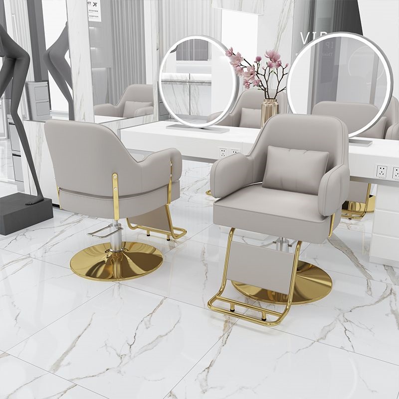 Sillón de peluquería, sillón de barbería, sillón giratorio ajustable para peluquería, sillón para permanente y tinte, sillón de barbero