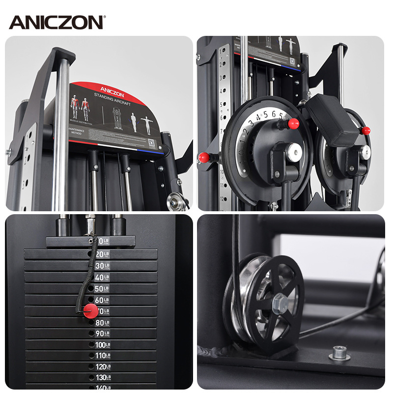 Entrenador de elevación lateral brazo multifuncional gimnasio comercial avión de pájaros pinza pecho máquina de mariposa entrenador de hombros