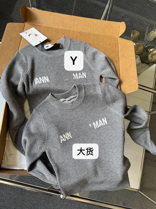 秋冬跑量/对版南油直发AN家长袖修身针织衫高弹首批现货直发25秋|undefined