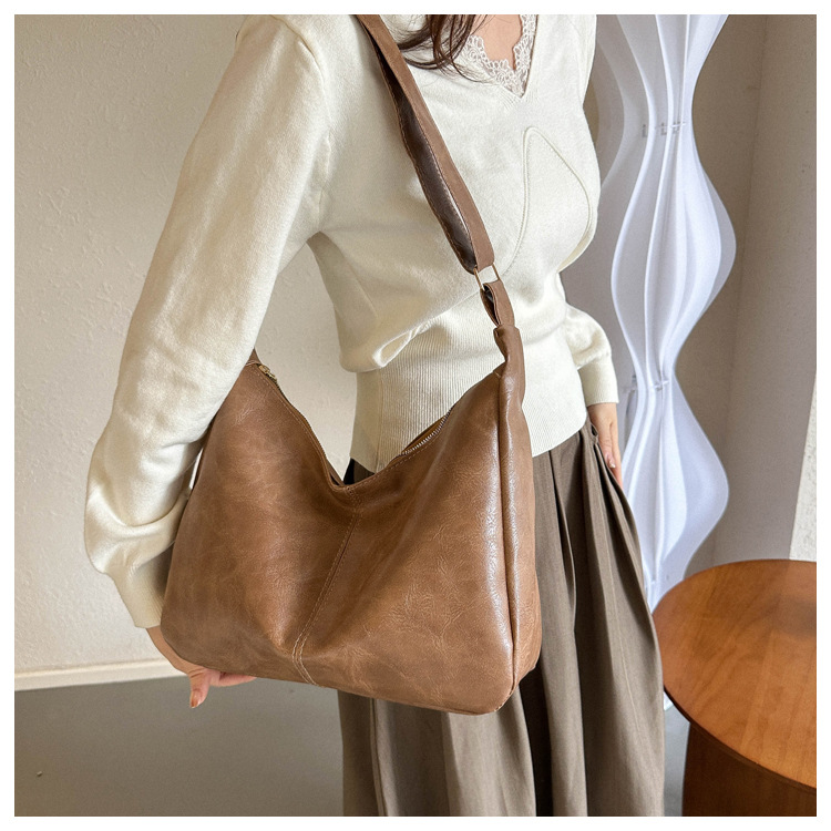 PU Große Kapazität Damen Tote Beliebte Mode Schulter Umhängetasche_voghion.com