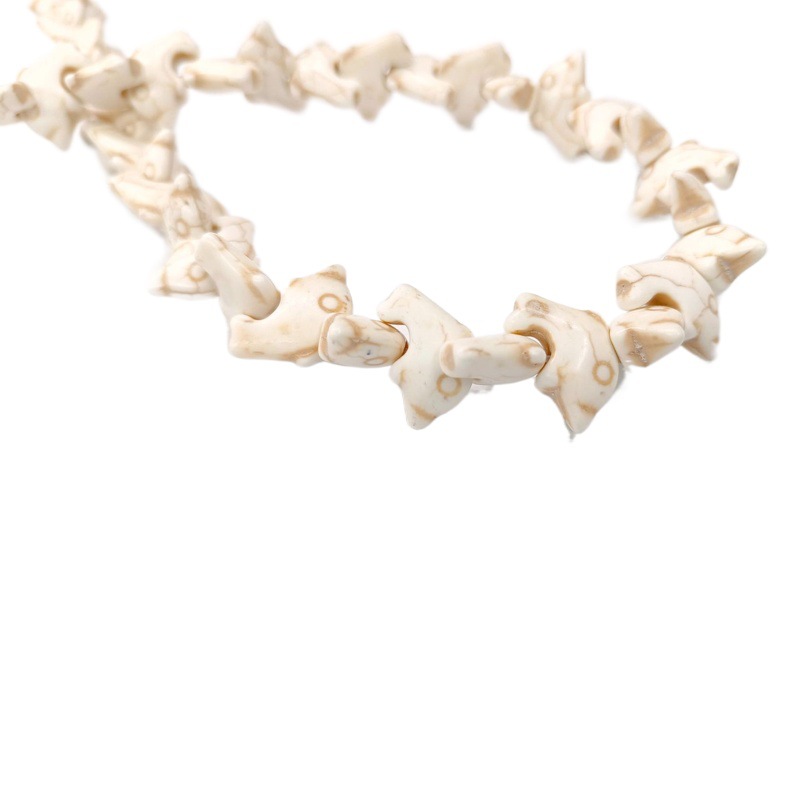 Turquesa delfín productos semiacabados cuentas sueltas accesorios DIY pescado pulsera collar pendientes fábrica al por mayor
