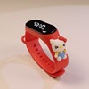 Small children's cartoon doll for elementary school students, electronic cute plastic watch, waterproof bracelet