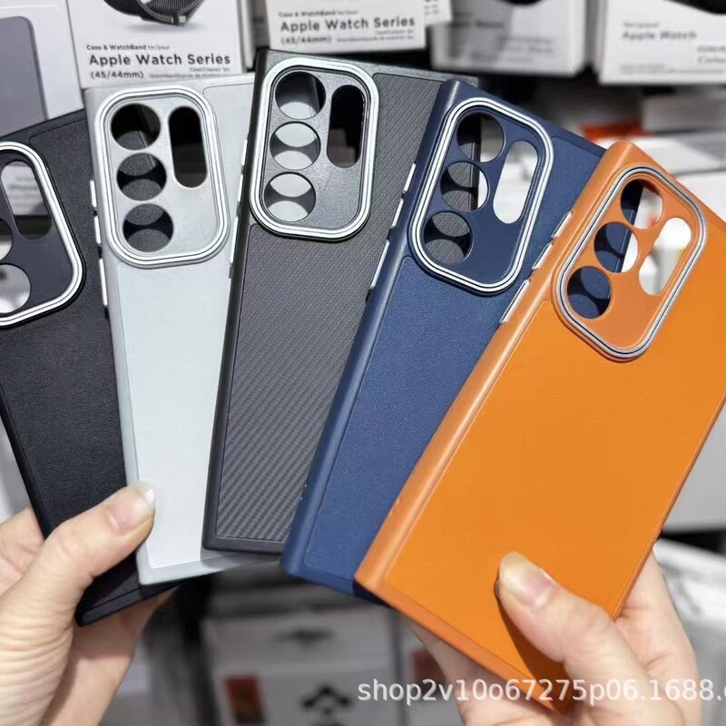 Spigen Is Suitable for iPhone 13 Mobile Phone Case Magnetic Business Leather Protective Cover Apple 16Pro All-Inclusive Anti-Fall