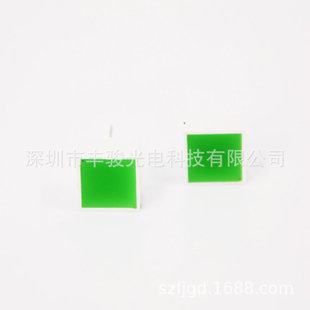 Green flat tube square LED digital tube multi-color flat tube 10*10mm source manufacturers large quantity excellent X20