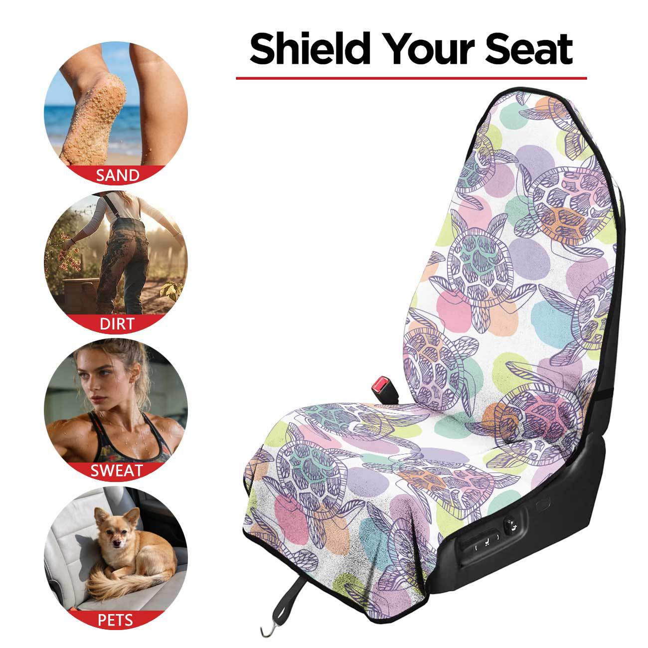 Marine seat towel cover front seat protector suitable for gym and exercise, universal for all seasons and car use