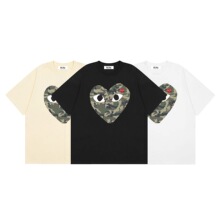 �羳Comme des Garcons���ñ���PLAY����LOGOӡ���ļ���Ů����T��