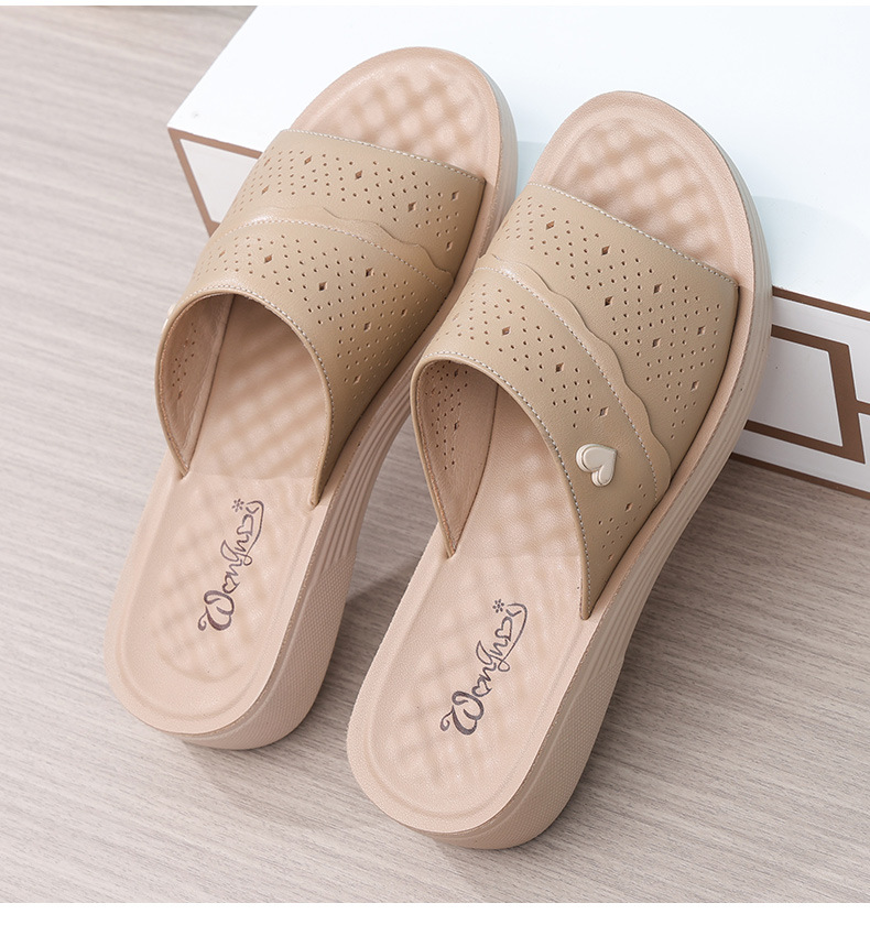 C4766 1220K GIÀY DÉP LÊ NỮ RUITDT BIG SIZE NGOẠI CỠ ĐẾ MỀM MÙA HÈ TRUNG NIÊN THOÁNG KHÍ GIÀY DÉP NỮ DA BÒ G04 SẢN PHẨM MỚI