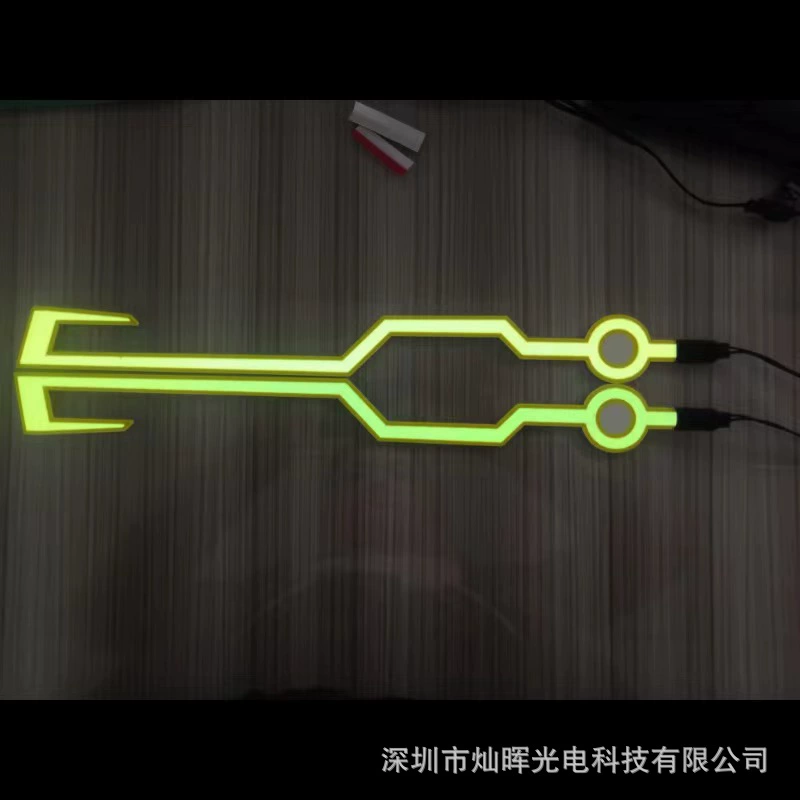 Шлем безопасности сигнальная лампа десять цветов EL светящийся шлем полоса el шлем светящийся полоса мотоцикл декоративные лампы холодного света